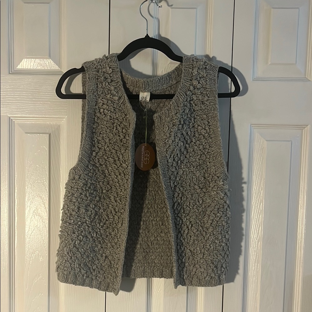 Egg by Susan Lazar Grey Ruthie Vest